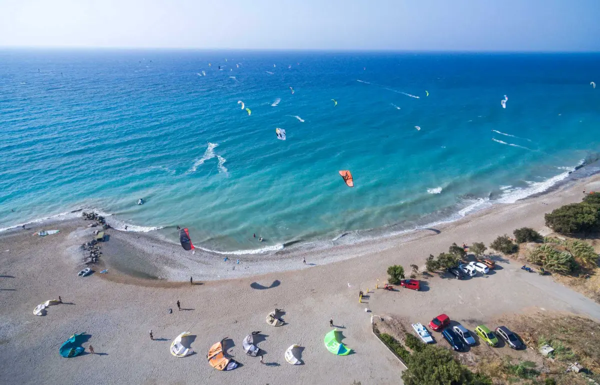 Kitesurfing in Rhodes (Prasonisi & North), Greece - Kite Spot
